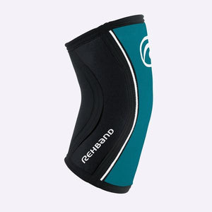 Rehband - RX Elbow Sleeve - 5mm - Teal/Black - PAIR