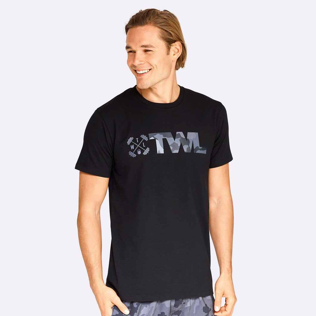 The WOD Life - Men's Classics Flux T-Shirt - Black/Camo